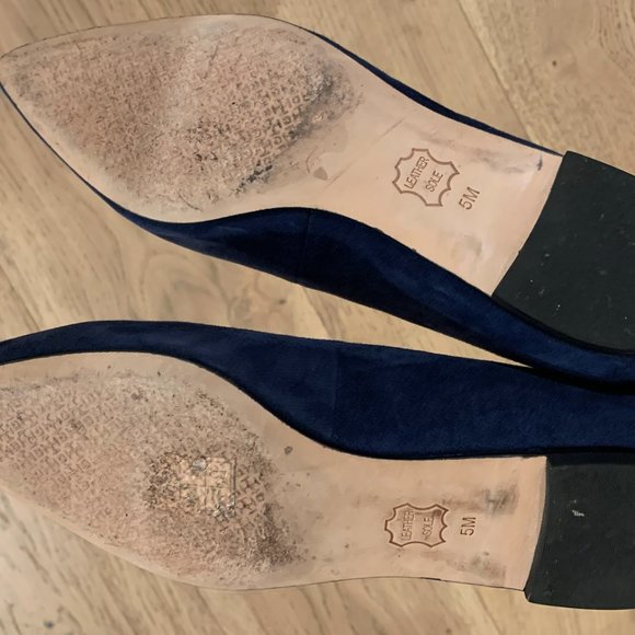 Tory Burch Suede Point Toe Flats - Picture 3 of 3